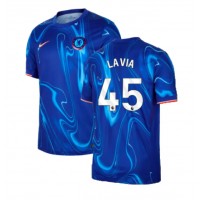 Maglia Calcio Chelsea Romeo Lavia #45 Prima Divisa 2024-25 Manica Corta